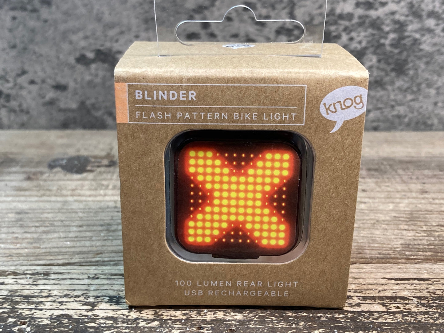 IR304 ノグ knog BLINDER FLASH PATTERN BIKE LIGHT SWUARE テールライト