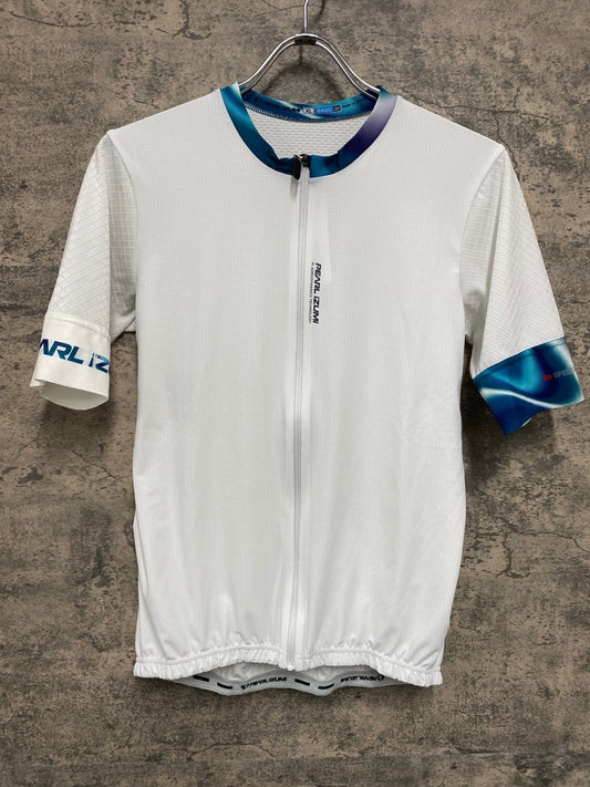 IY754 パールイズミ PEARL iZUMi スピードベーシックジャージ 半袖 サイクルジャージ 白 XL SPEED SENSOR Ⅱ