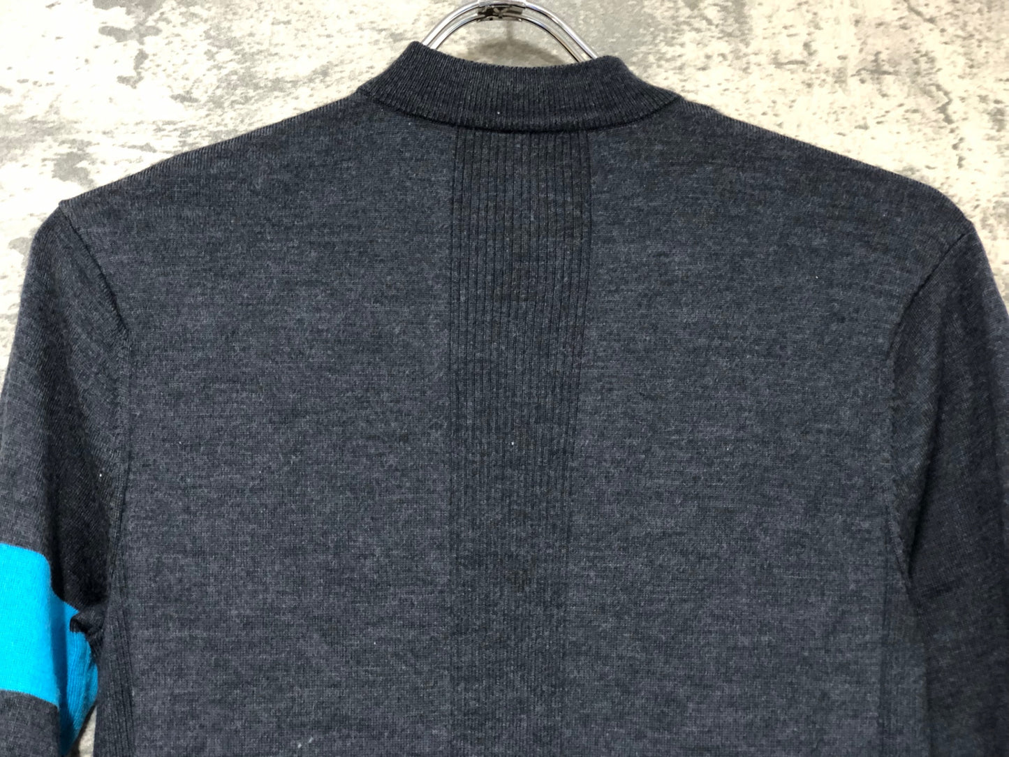 JC806 ラファ Rapha LONG SLEEVE MERINO JERSEY 長袖 サイクルジャージ 黒 S TEAM sky