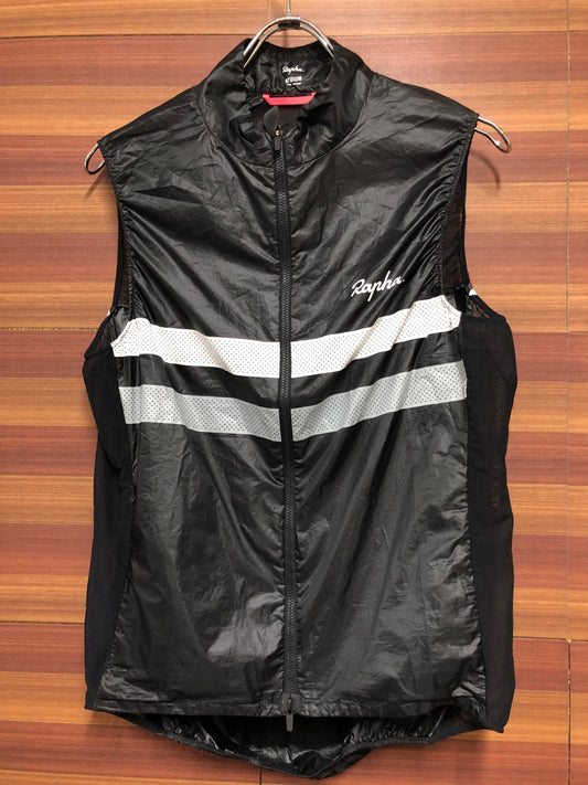 IL423 ラファ Rapha BREVET GILET サイクルベスト ジレ M 黒