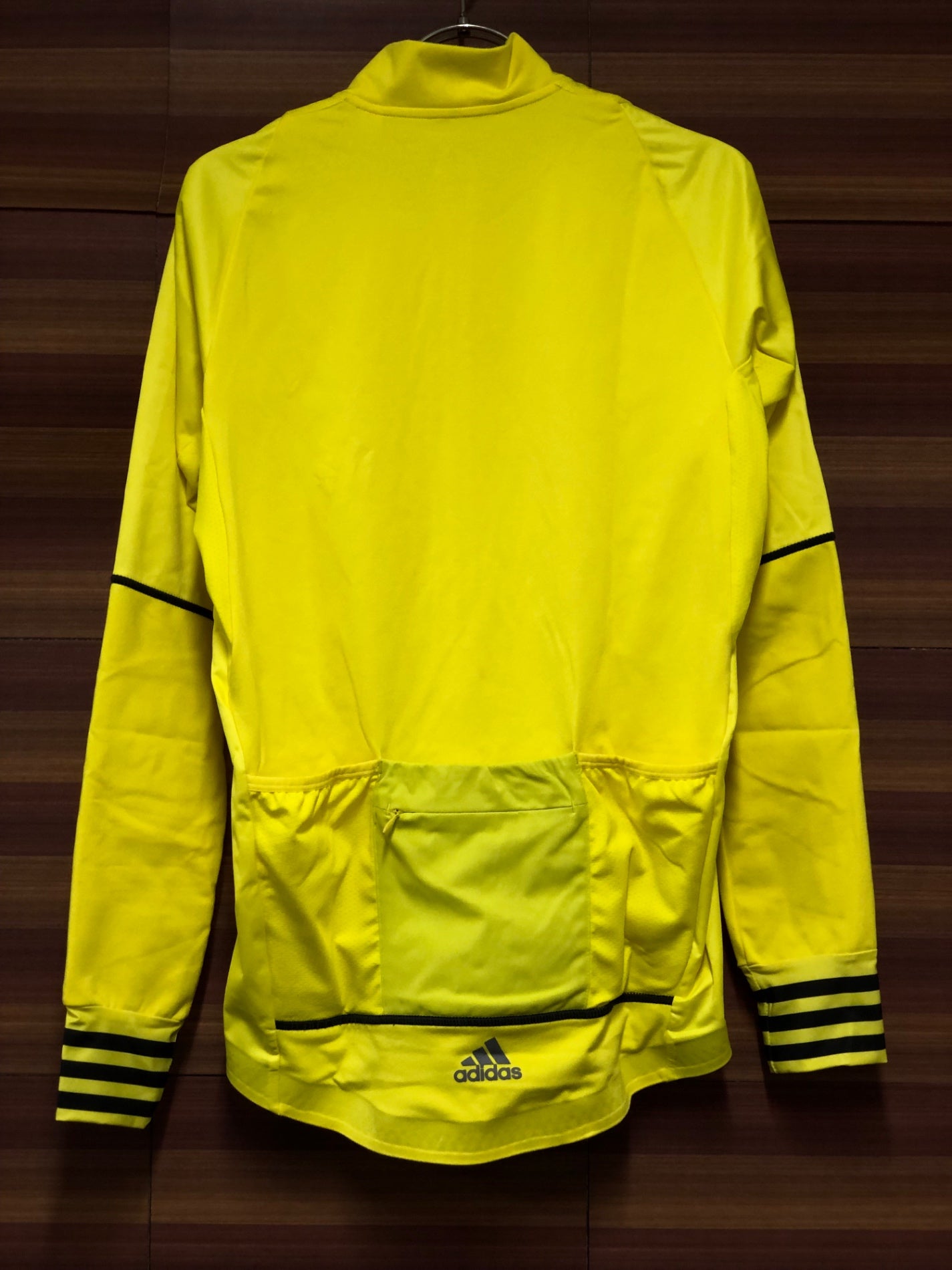 IT950 アディダス adidas 長袖 サイクルジャージ 黄 O 裏起毛