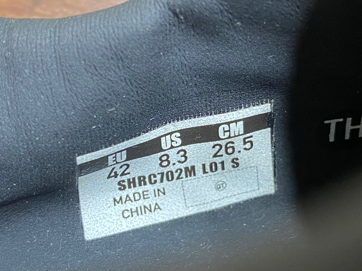 IY921 シマノ SHIMANO RC7 SH-RC702M ビンディングシューズ 黒 シルバー EU42 SPD-SL ※インナーソール欠品