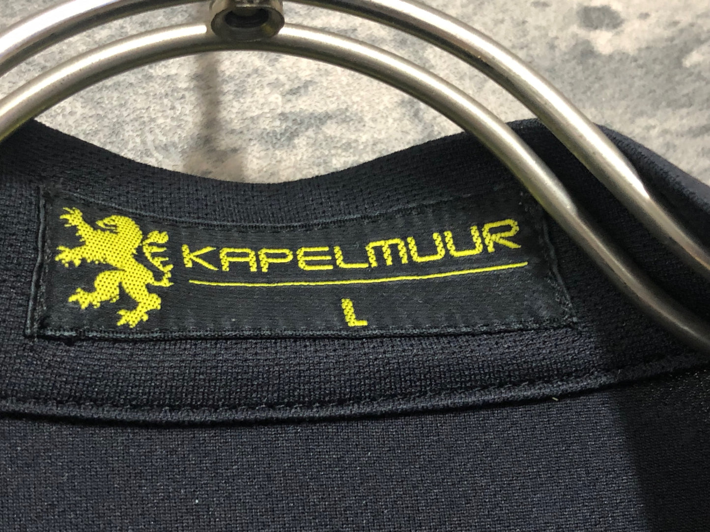 IX287 カペルミュール kapelmuur 半袖 サイクルジャージ Lサイズ 黒