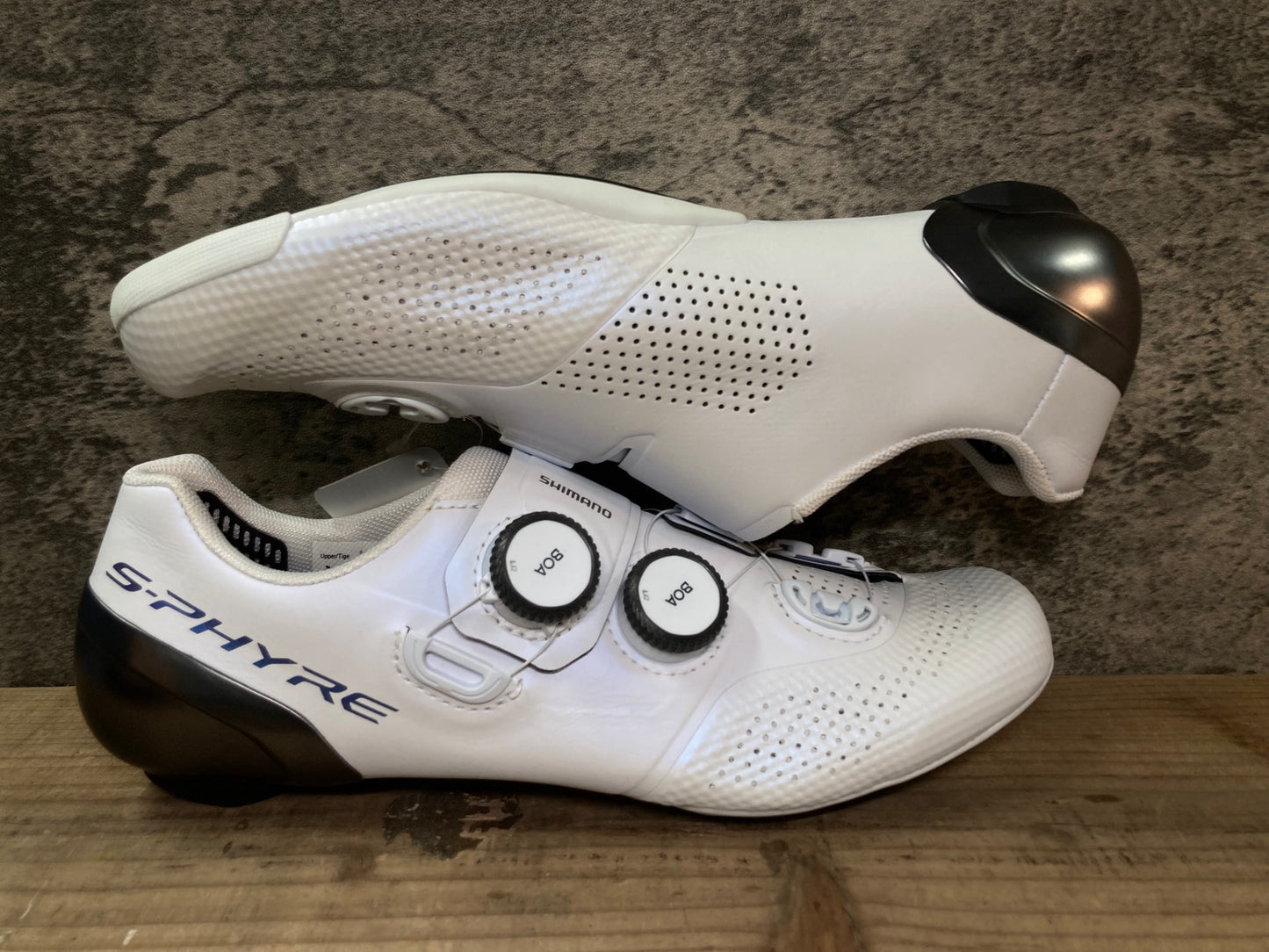 IP476 シマノ SHIMANO S-PHYRE RC9 SH-RC902M ビンディングシューズ 白 EU41.5 SPD-SL ※新品未使用