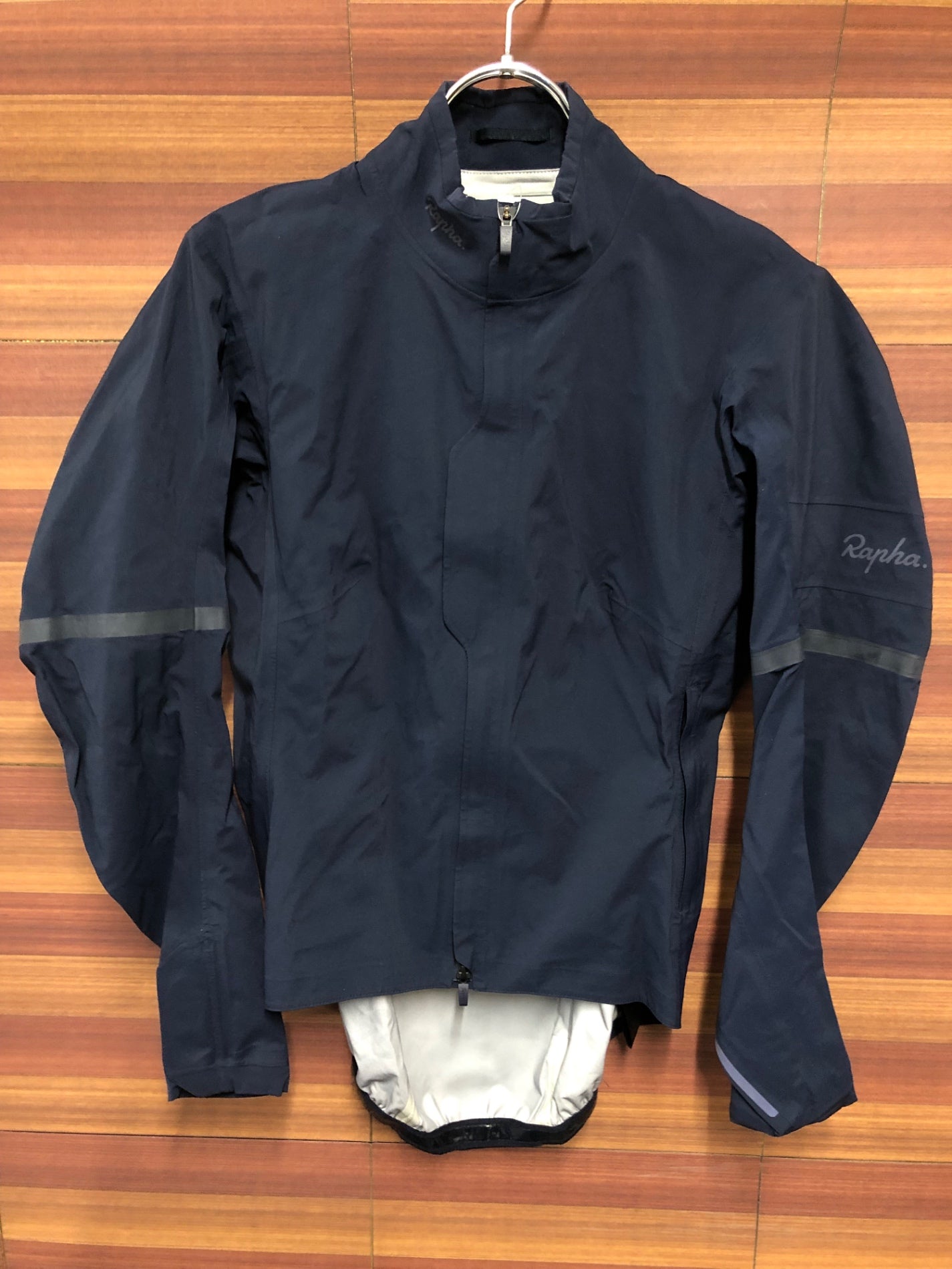 IT259 ラファ Rapha SOUPLESSE RACE CAPE 長袖 サイクルジャケット 紺 S