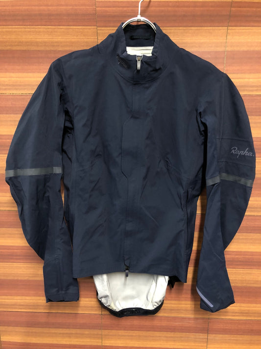 IT259 ラファ Rapha SOUPLESSE RACE CAPE 長袖 サイクルジャケット 紺 S