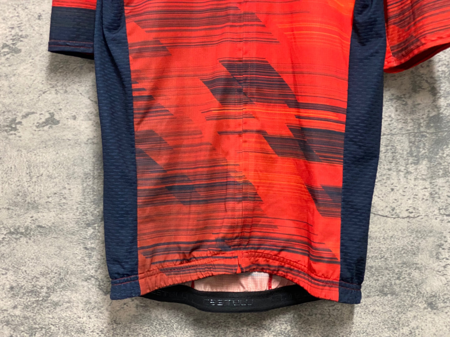 JD790 カステリ CASTELLI RAPIDO JERSEY 半袖 サイクルジャージ 赤 S