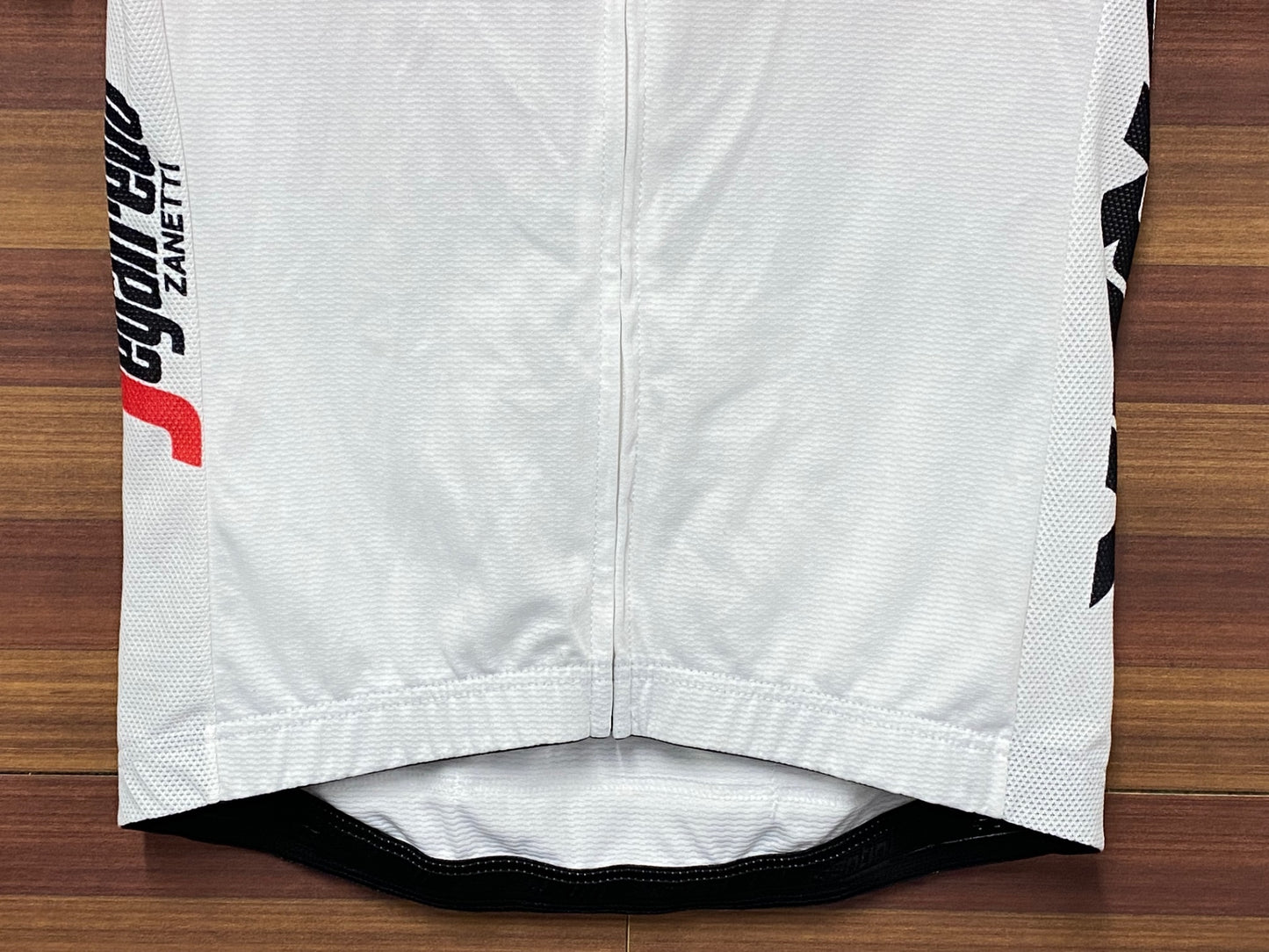 IT080 サンティーニ Santini 半袖 サイクルジャージ 白 M TREK Segafredo