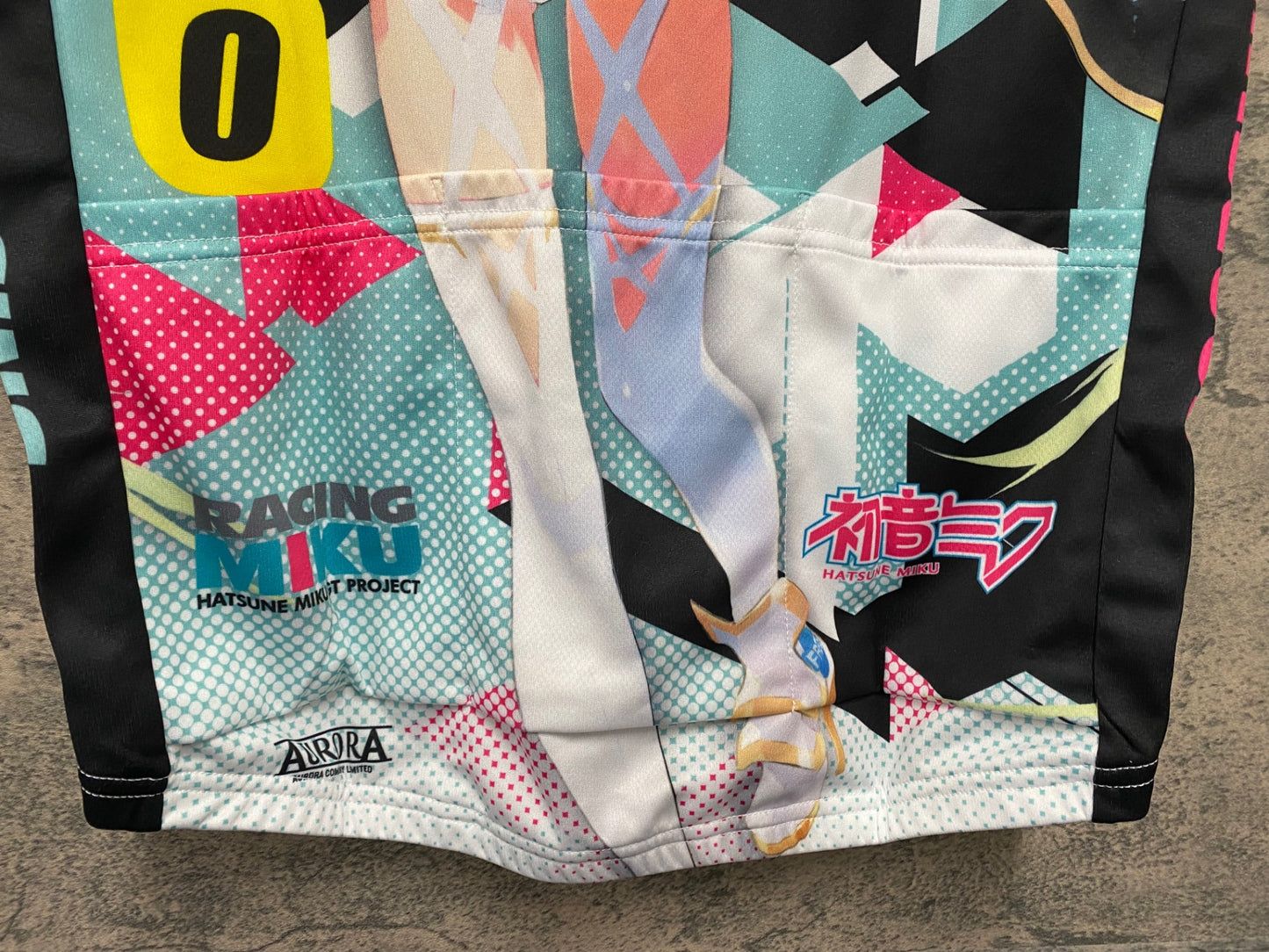 IU373 アウローラ AURORA RACING MIKU 半袖サイクルジャージ XL 初音ミク GT プロジェクト 10周年記念Ver