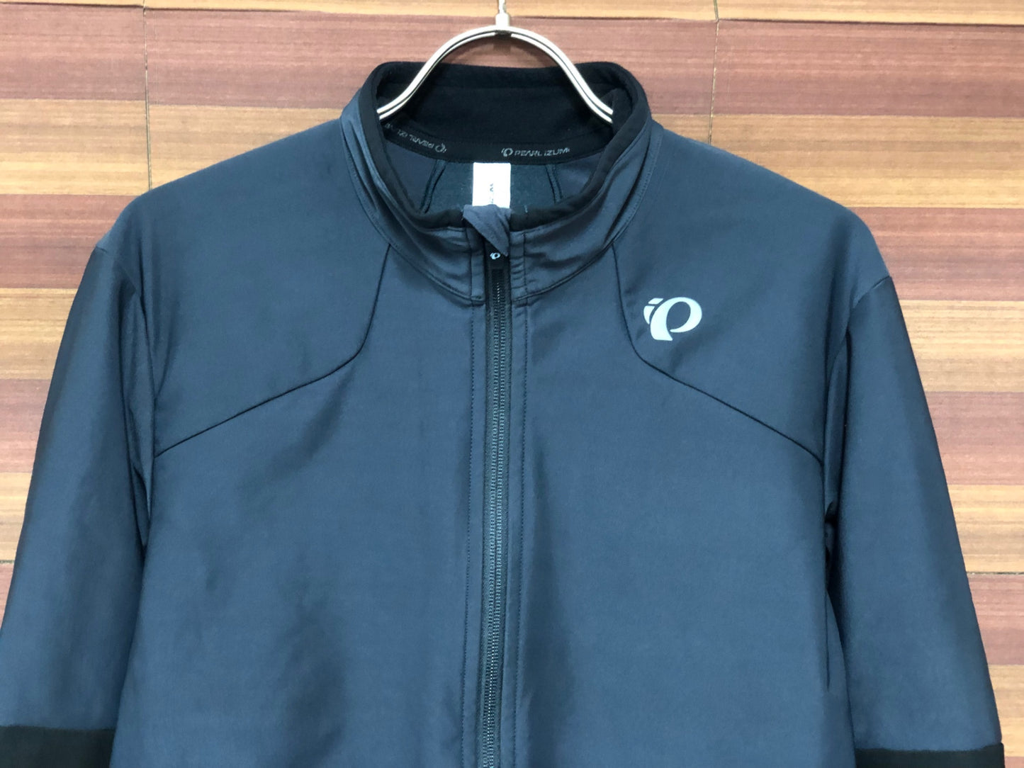 IP911 パールイズミ PEARL iZUMi 長袖 サイクルジャケット 黒 グレー L 裏起毛