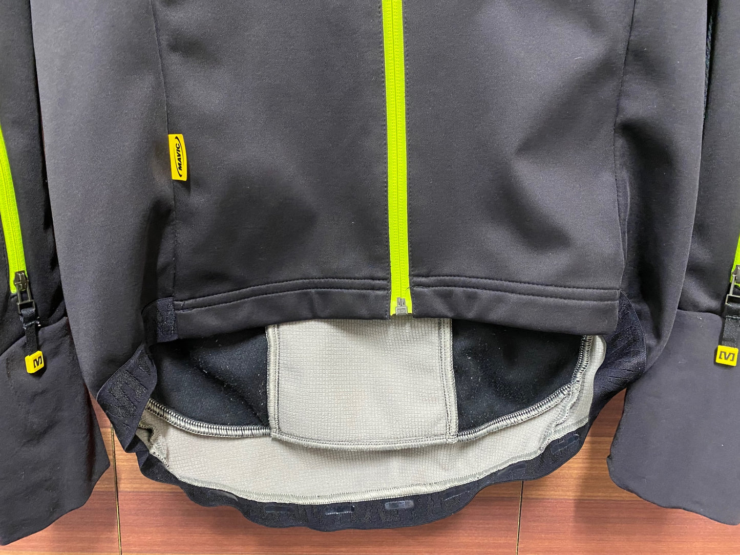 IN861 マビック MAVIC 長袖 サイクルジャケット 黒 M 裏起毛