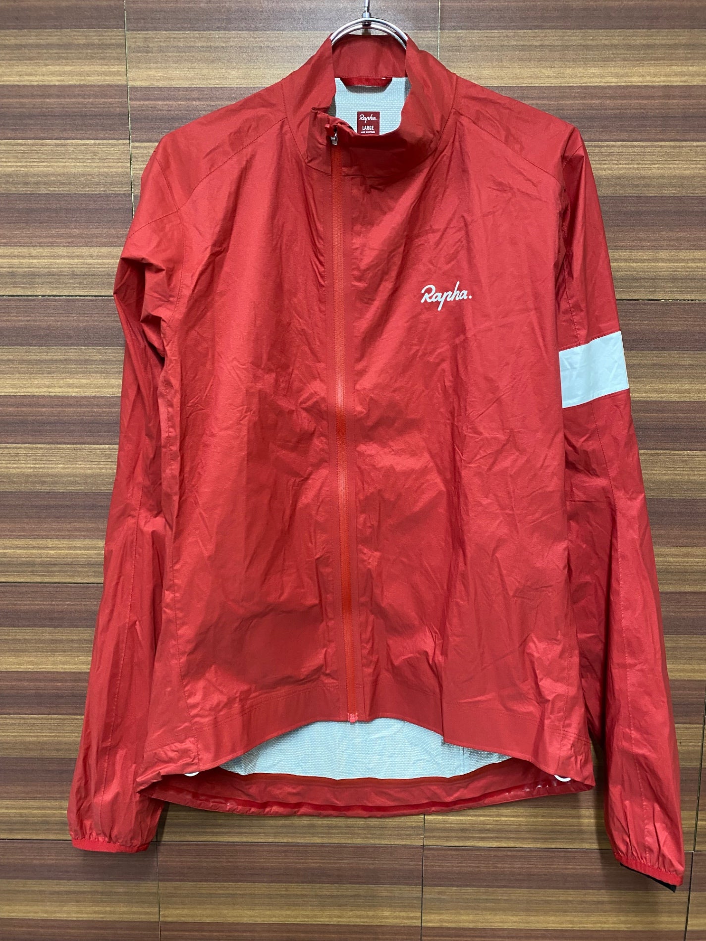 IE222 ラファ Rapha CORE RAIN JACKET Ⅱ 長袖 レインジャケット 赤 L