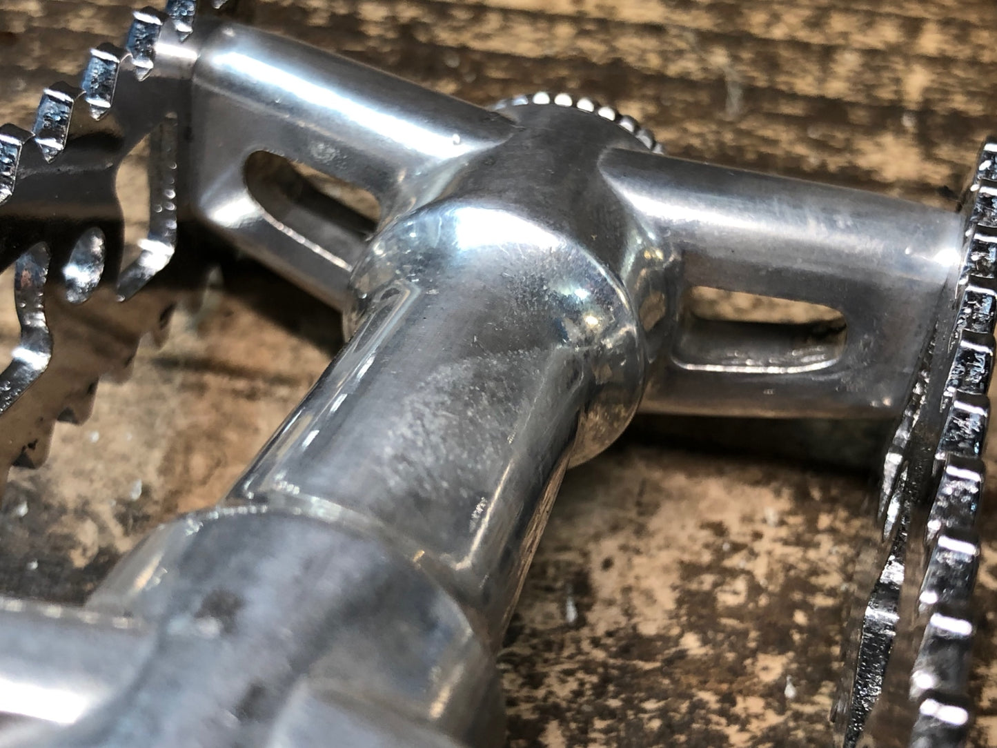 JB613 三ヶ島 MKS シルバン Sylvan Stream Next フラットペダル シルバー