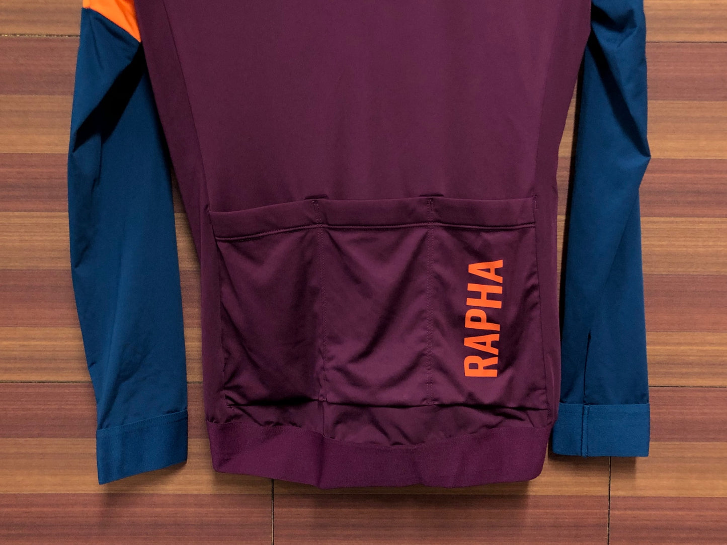 IN257 ラファ RAPHA WOMEN’S LONG SLEEVE PRO TEAM TRAINING JERSEY 長袖 サイクルジャージ 紫 Sサイズ