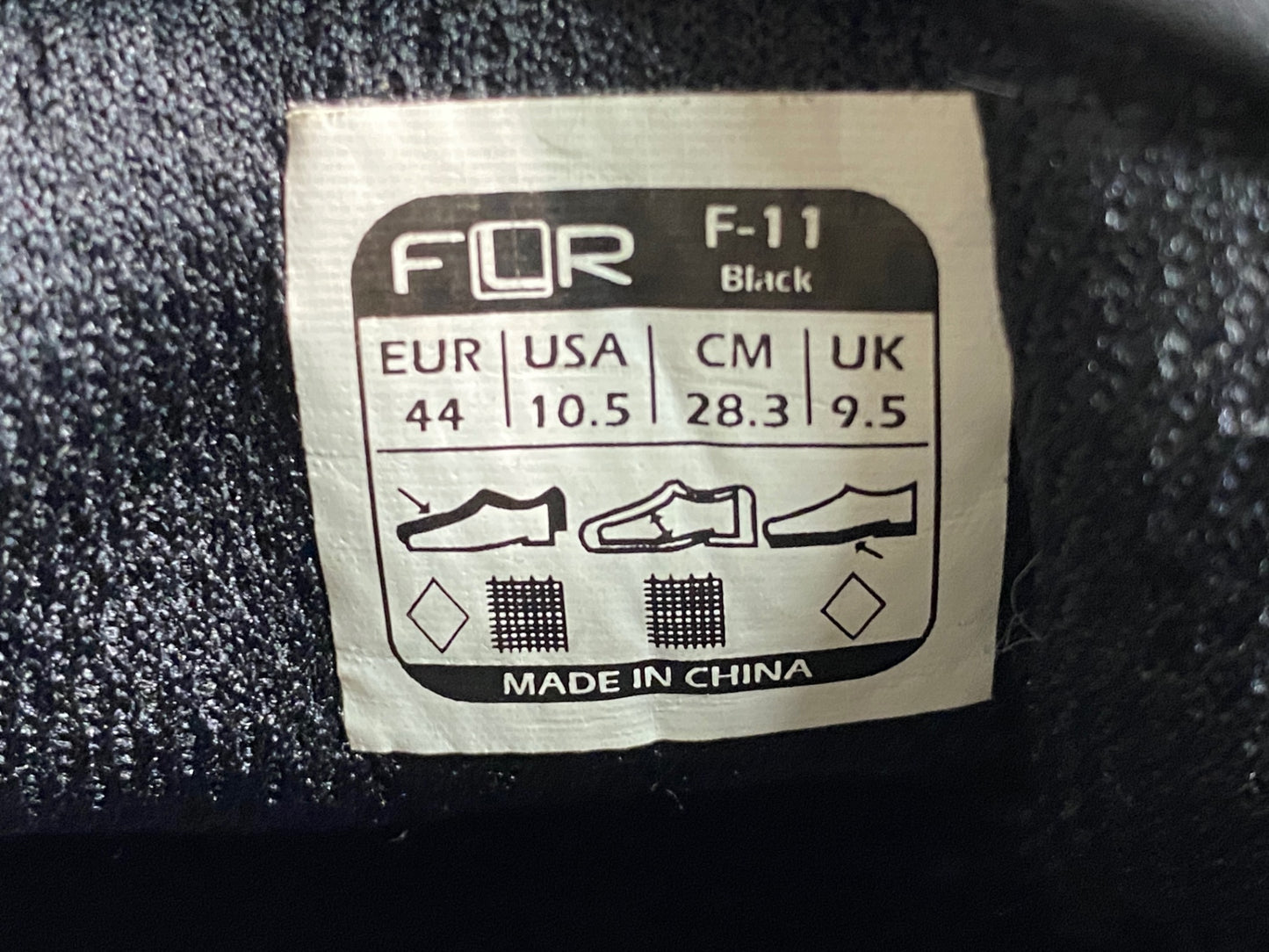 JA876 FLR F-11 ビンディングシューズ 3穴 黒 EUR44