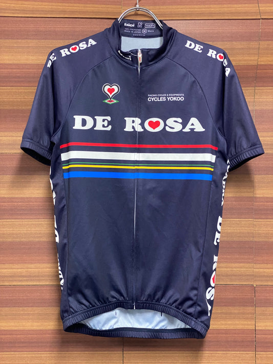 IT846 ビチ BICI 半袖 サイクルジャージ 濃紺 M CYCLES YOKOO DE ROSA