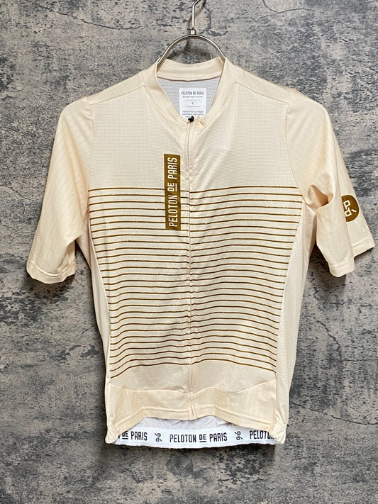 JC191 プロトンドパリ PELOTON DE PARIS SPRINTEUR SHORT SLEEVE JERSEY 半袖サイクルジャージ 茶 S