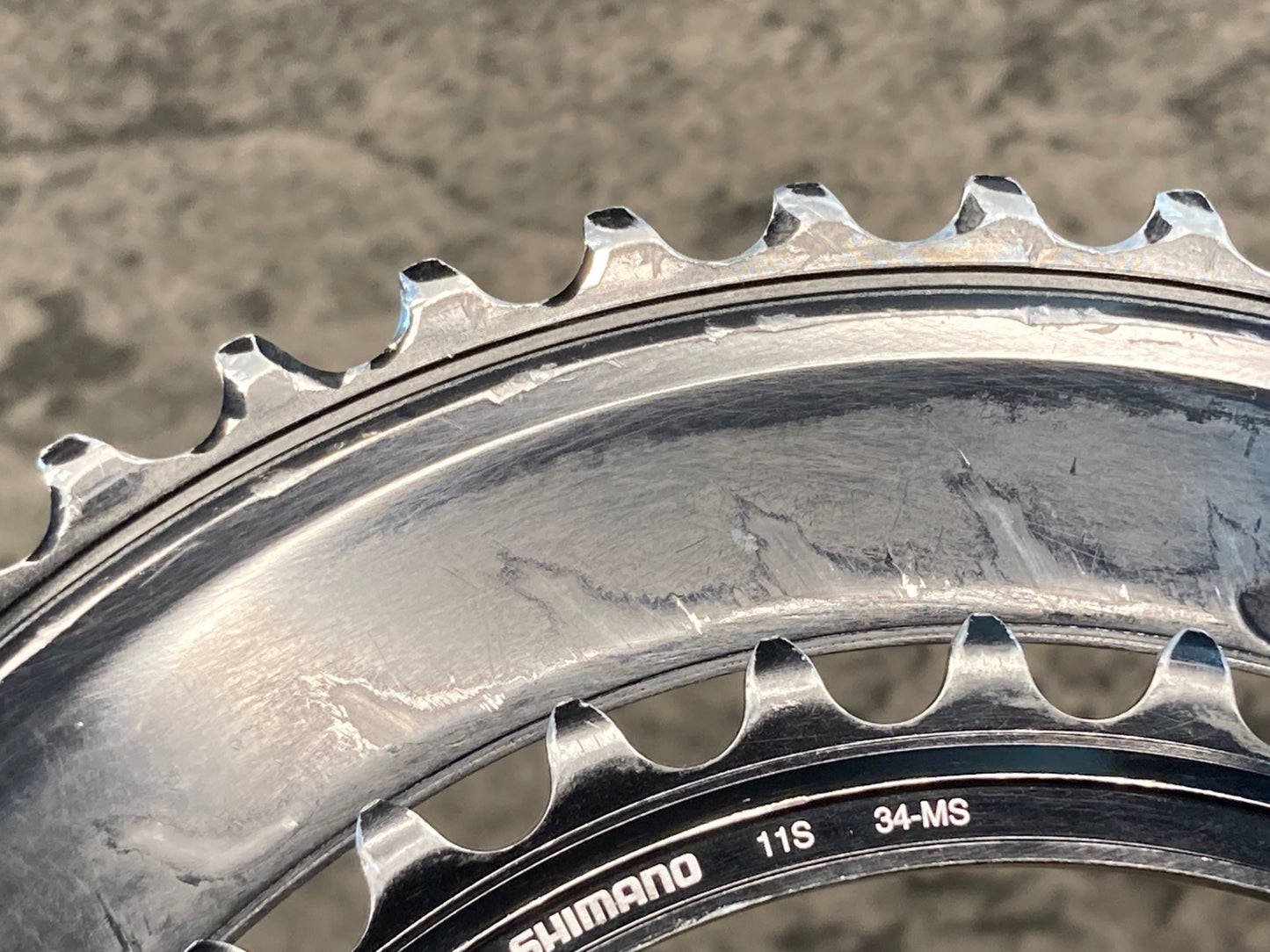 IN033 シマノ SHIMANO デュラエース DURA-ACE FC-R9100 クランクセット 170mm 50/34T ※傷、リコール点検済