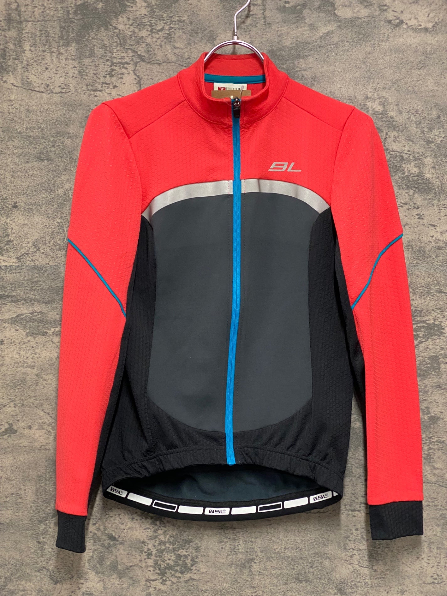 IW118 バイシクルライン Bicycle Line BL 長袖 サイクルジャージ 赤 S