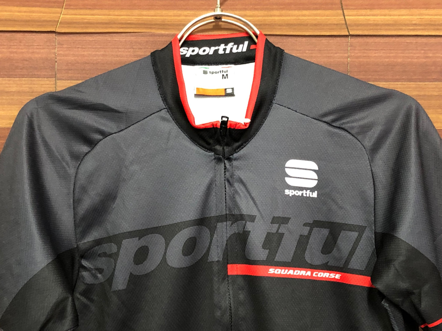 IS291 スポーツフル Sportful 半袖 サイクルジャージ 黒 M