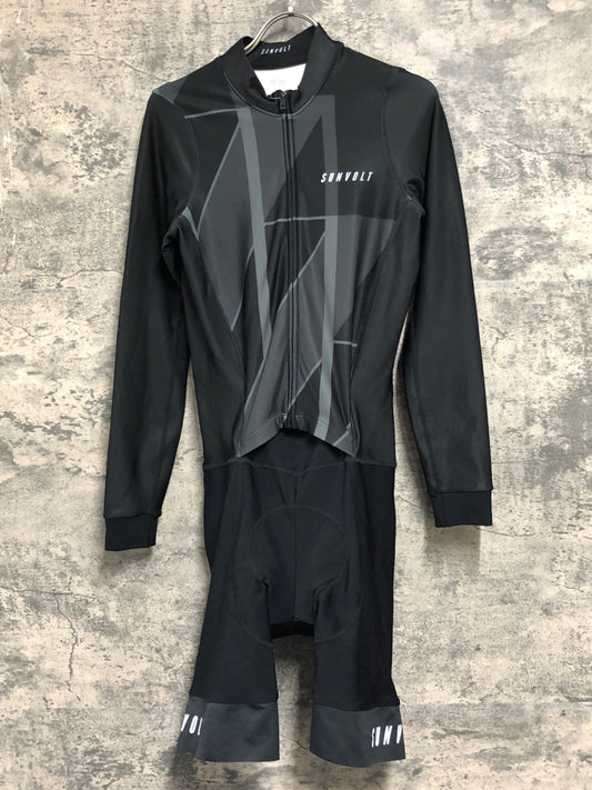 IZ255 サンボルト SUNVOLT 長袖 ワンピース 黒 M