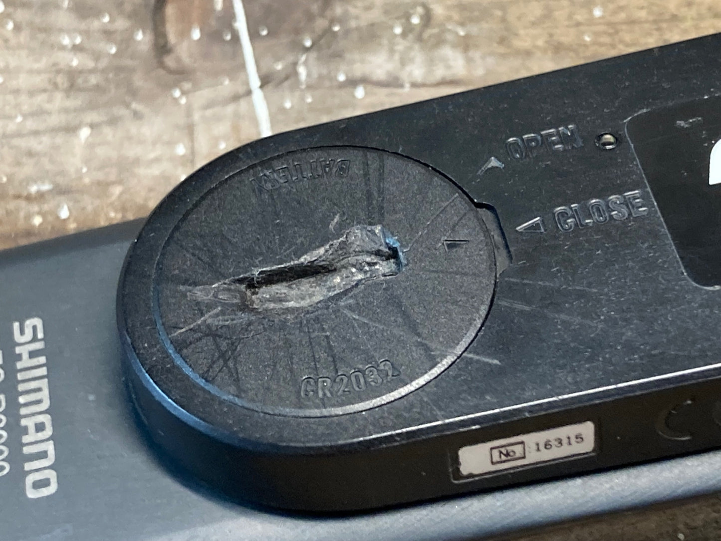 IN554 パイオニア Pioneer SGY-PM910H L パワーメーター シマノ SHIMANO アルテグラ ULTEGRA FC-R8000 170mm ※電池蓋ダメージ大のためジャンク、動作未確認