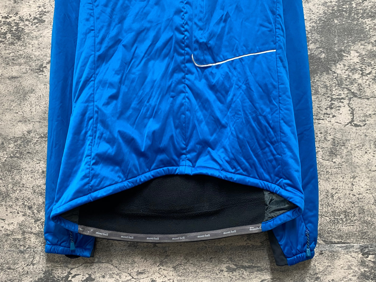 JB487 モンベル mont-bell 長袖 サイクルジャケット 水色 L 裏起毛