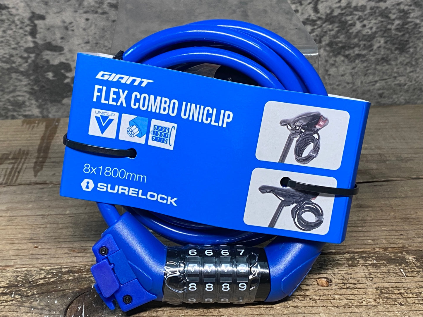 IV720 ジャイアント GIANT FLEX COMBO UNICLIP ケーブルロック