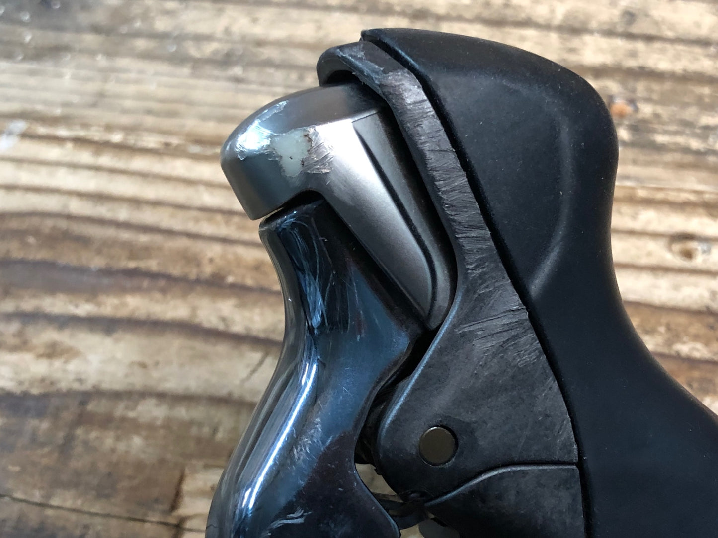 IV455 シマノ SHIMANO デュラエース DURA-ACE ST-9001 STIレバー 2×11S ※非純正フード