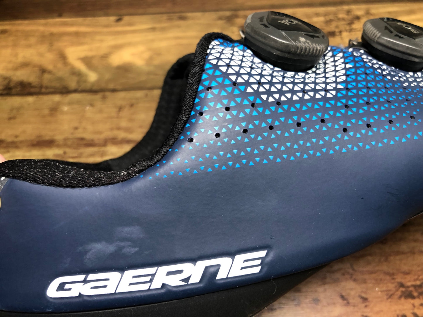 IS811 ガエルネ GAERNE  g.chrono carbon BOA ビンディングシューズ 青 EU43 SPD-SL
