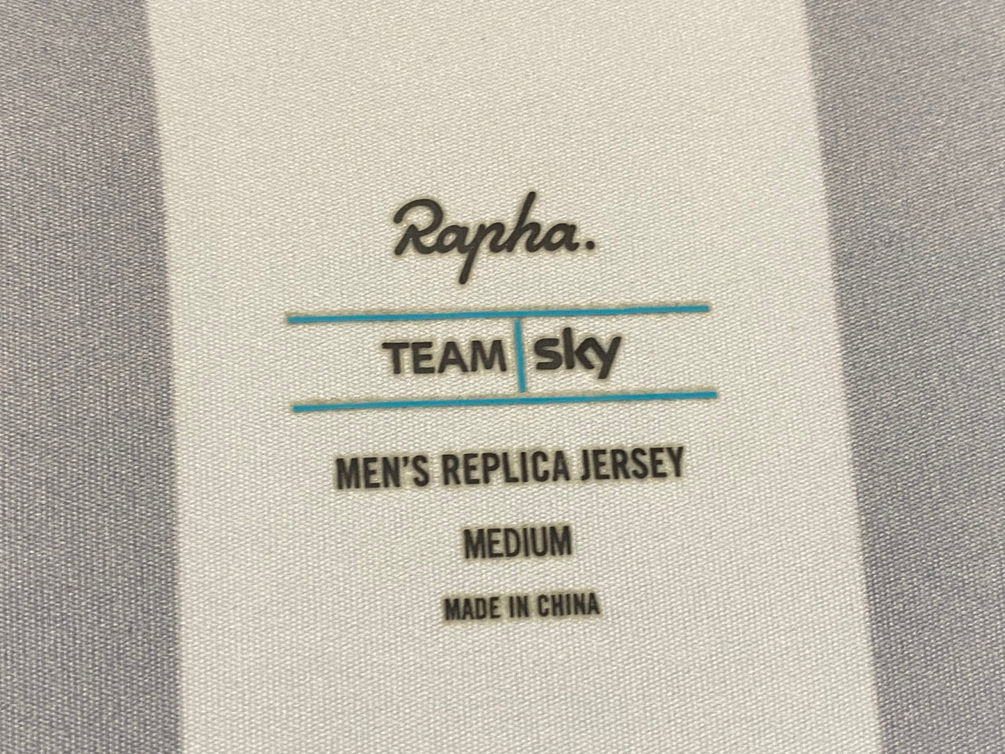 JC812 ラファ Rapha MEN'S REPLICA JERSEY 半袖 サイクルジャージ 黒 M TEAM sky