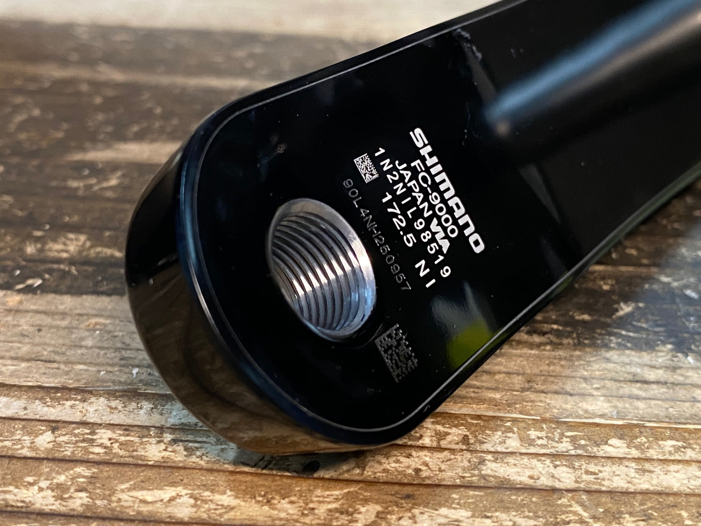 IW611 シマノ SHIMANO DURA-ACE FC-9000 クランクセット 52/36T 172.5mm 未使用品 刻印”NI” リコール検査済