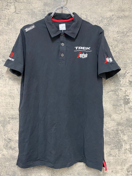 IT483 サンティーニ Santini ポロシャツ 黒 S Segafredo ZANETTI