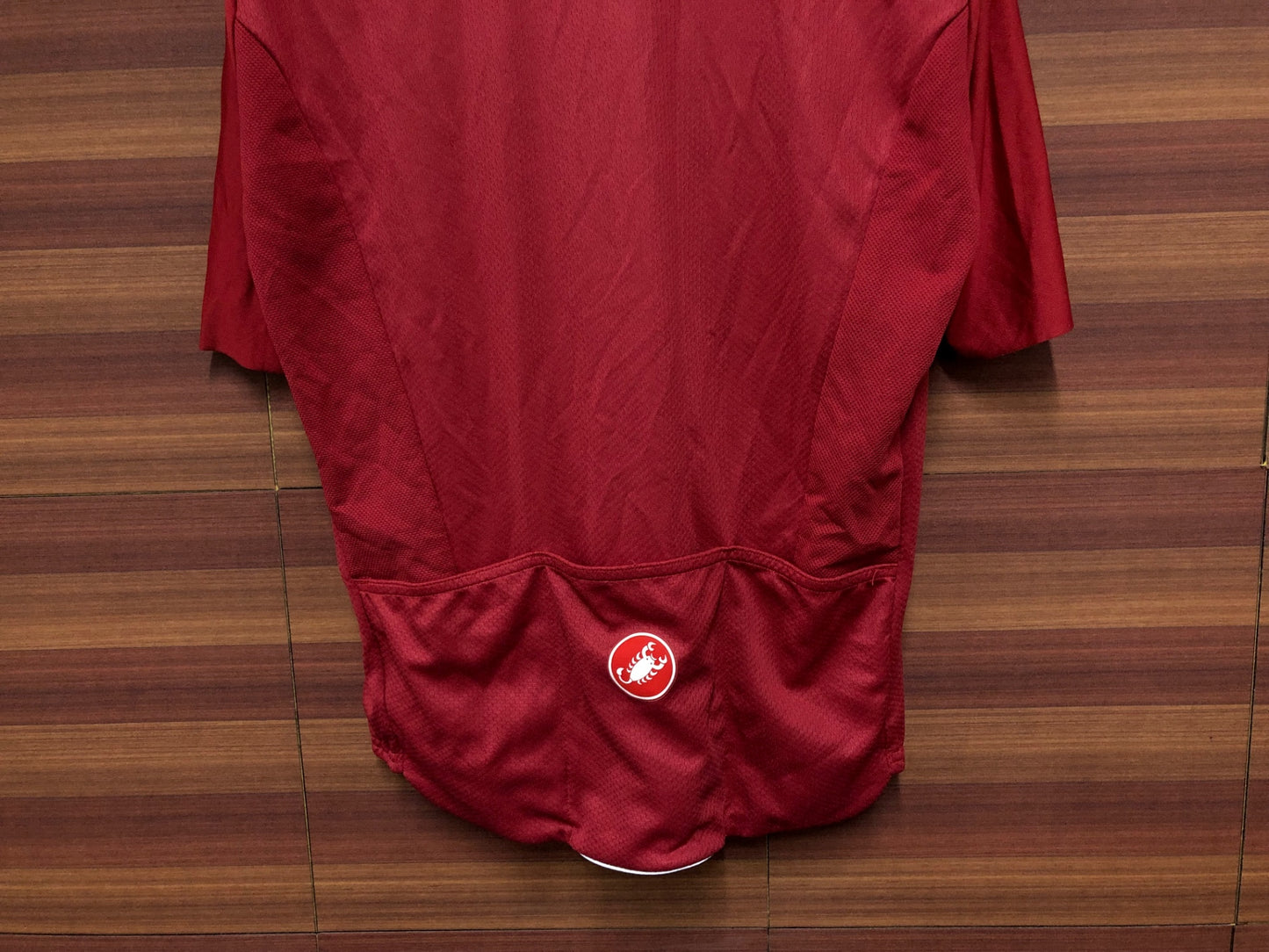 IM427 カステリ CASTELLI 半袖 サイクルジャージ 赤 M