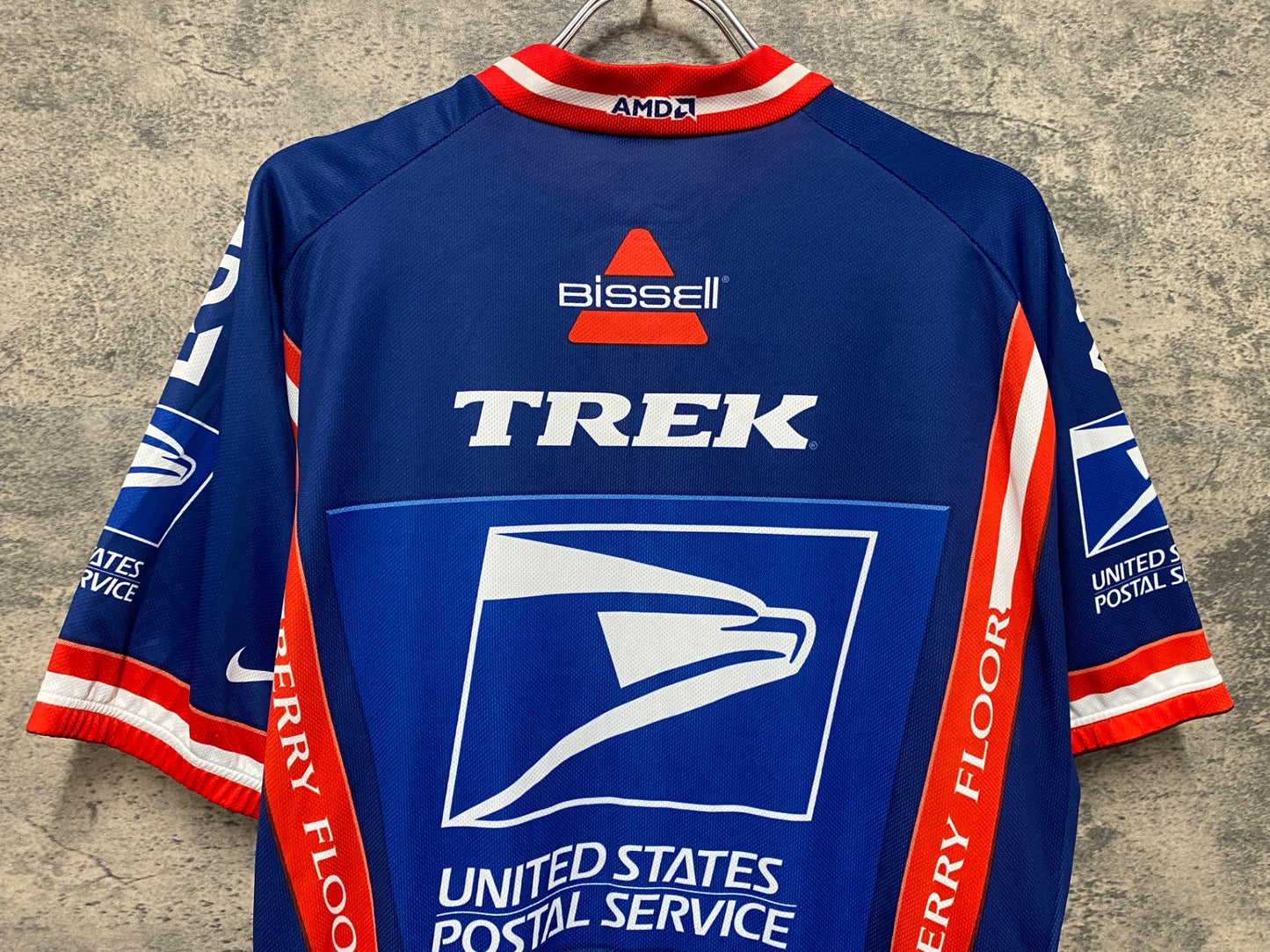 JA897 ナイキ NIKE TREK 半袖 サイクルジャージ XL 青