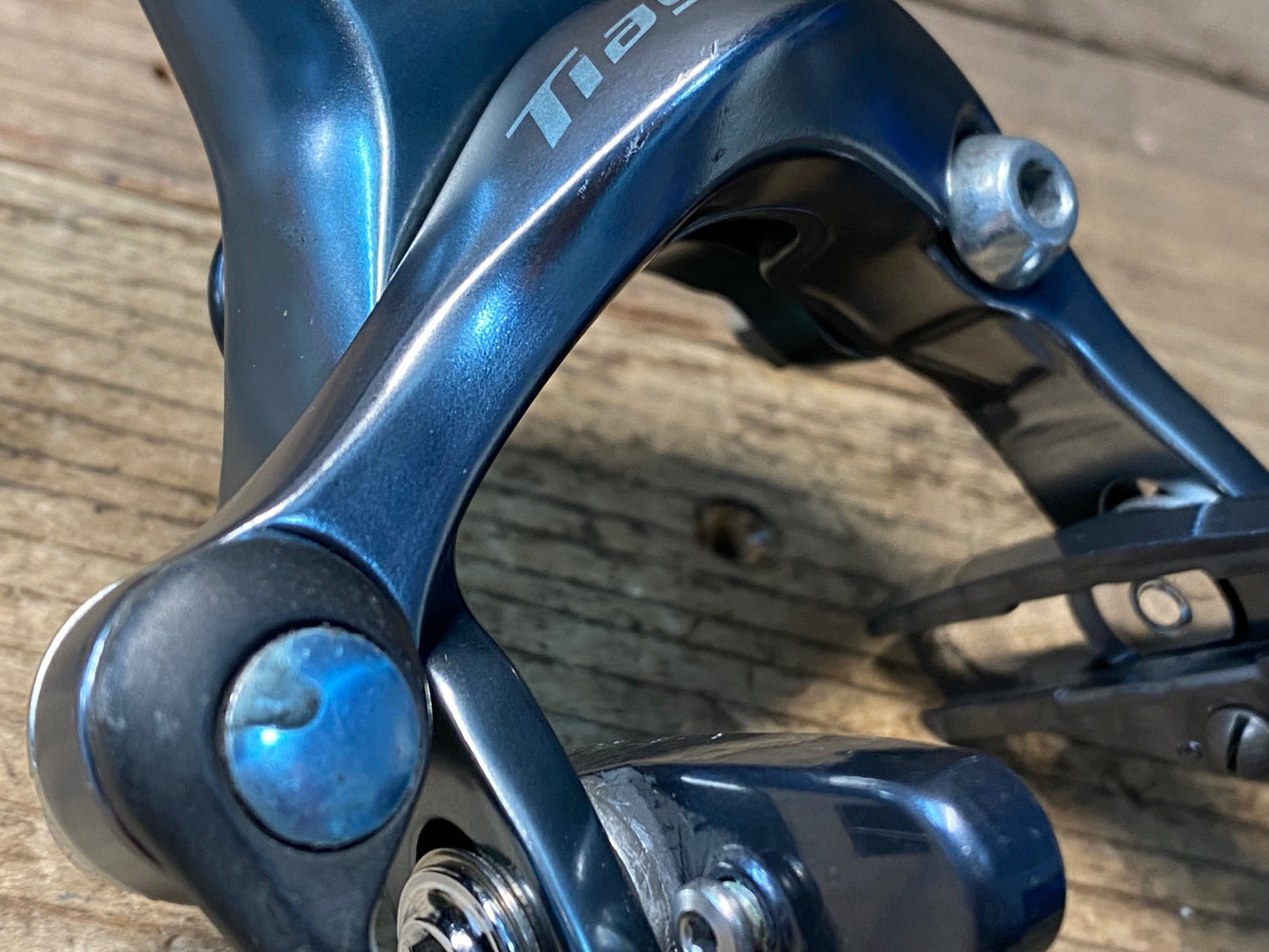 JD606 シマノ SHIMANO ティアグラ Tiagra BR-4700 キャリパーブレーキ セット ※枕頭ナット欠品, シュー非純正