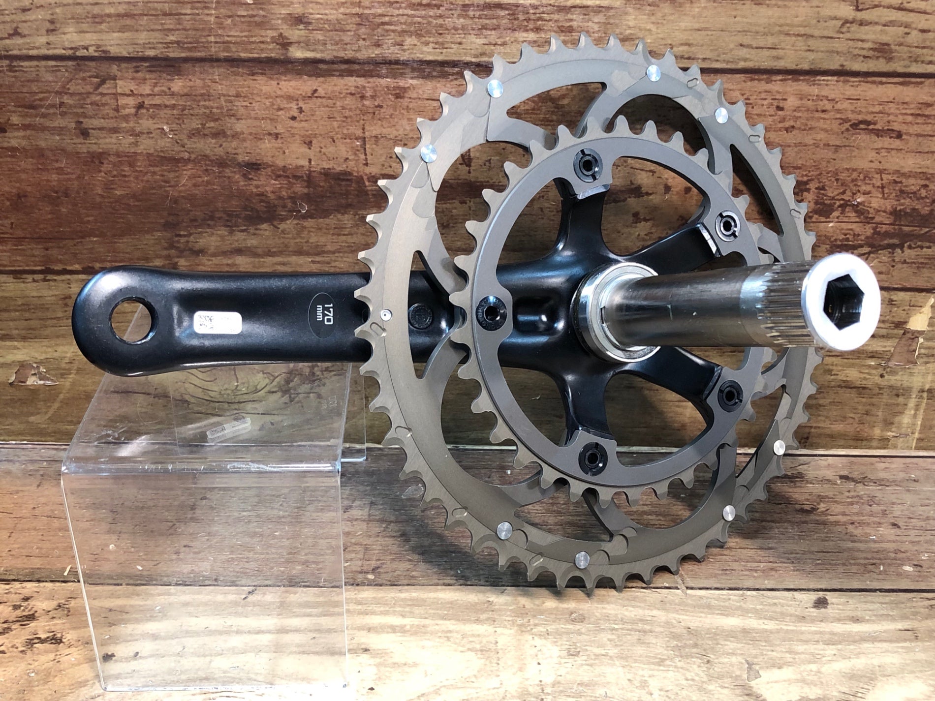 IE135 カンパニョーロ Campagnolo アテナ ATHENA クランクセット 170mm 50-34T 11S 黒 未使用 – BICI  AMORE EQ STORE