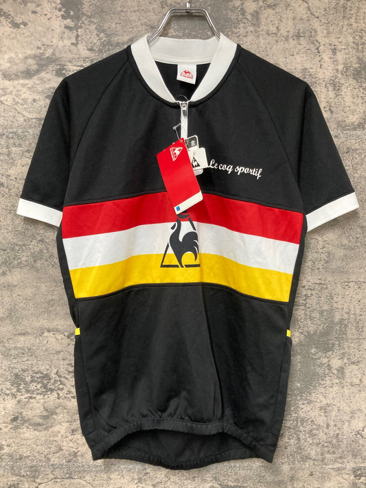 IX954 ルコックスポルティフ le coq sportif 半袖サイクルジャージ 黒 M