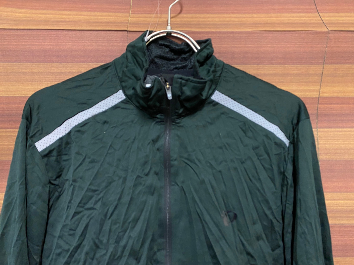 IP912 パールイズミ PEARL iZUMi 長袖 サイクルジャージ 黒 深緑 L 防風