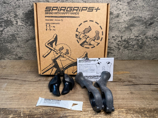 IX263 スピアグリップスプラス SPIRGRIPS+ ROADモデル カーボン バーグリップ Φ31.8