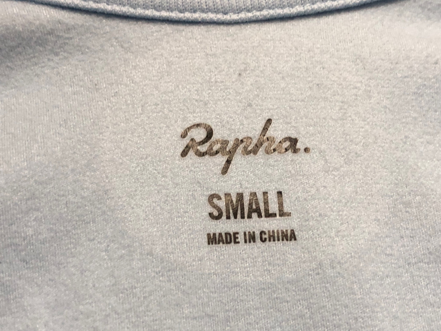 IY237 ラファ Rapha WOMEN'S CORE LONG SLEEVE JERSEY 長袖 サイクルジャージ 水色 S 裏起毛