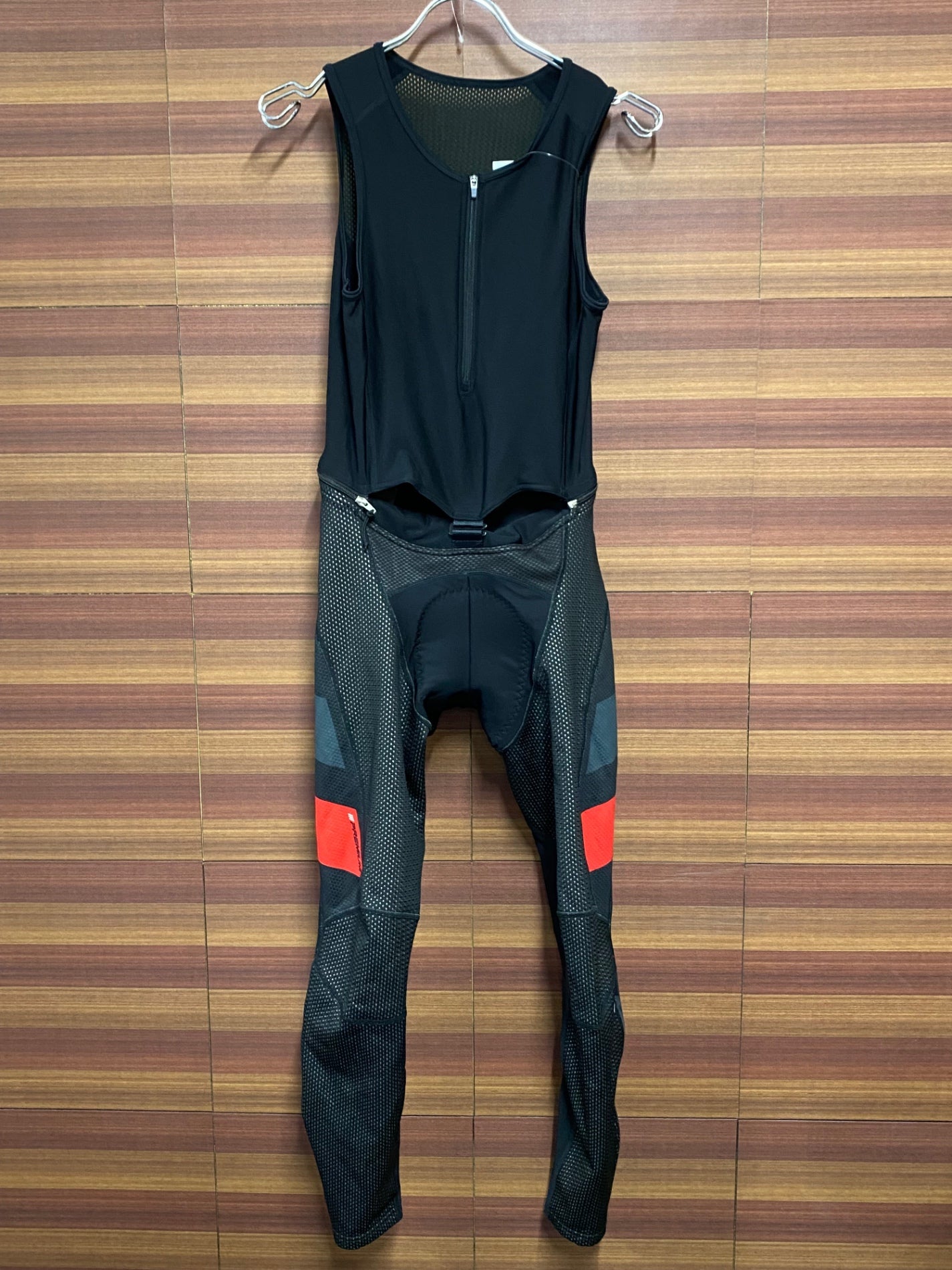 IC761 パールイズミ PEARL iZUMi ビブタイツ 黒 S 裏起毛