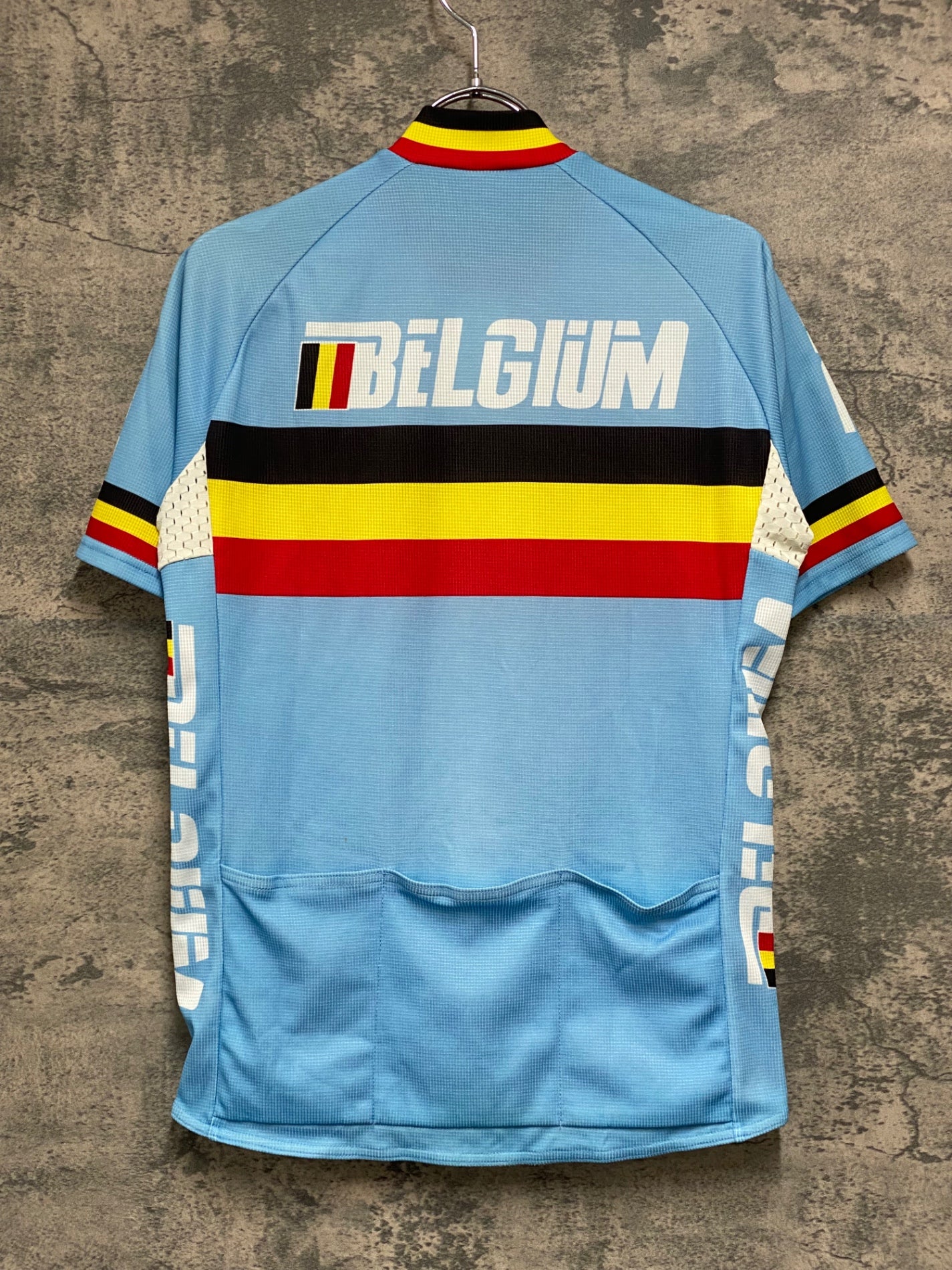 JB392 ビオレーサー BiORACER 半袖 サイクルジャージ 水色 S