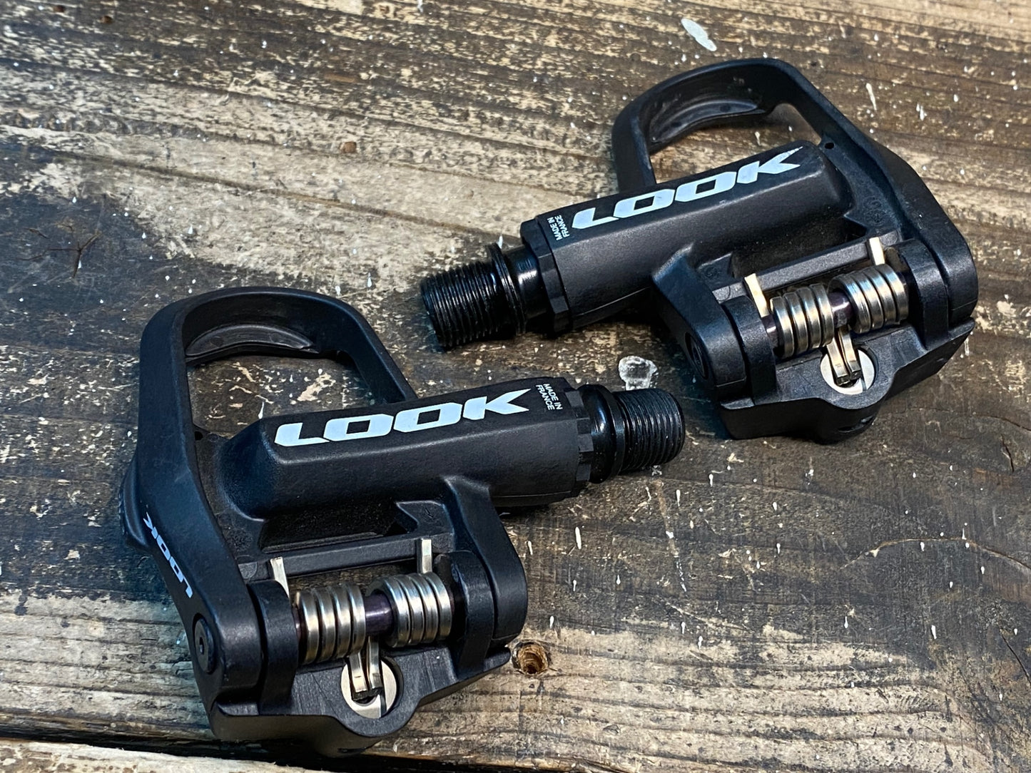 IV366 ルック LOOK ケオ KEO2 MAX CARBON ビンディングペダル クロモリシャフト