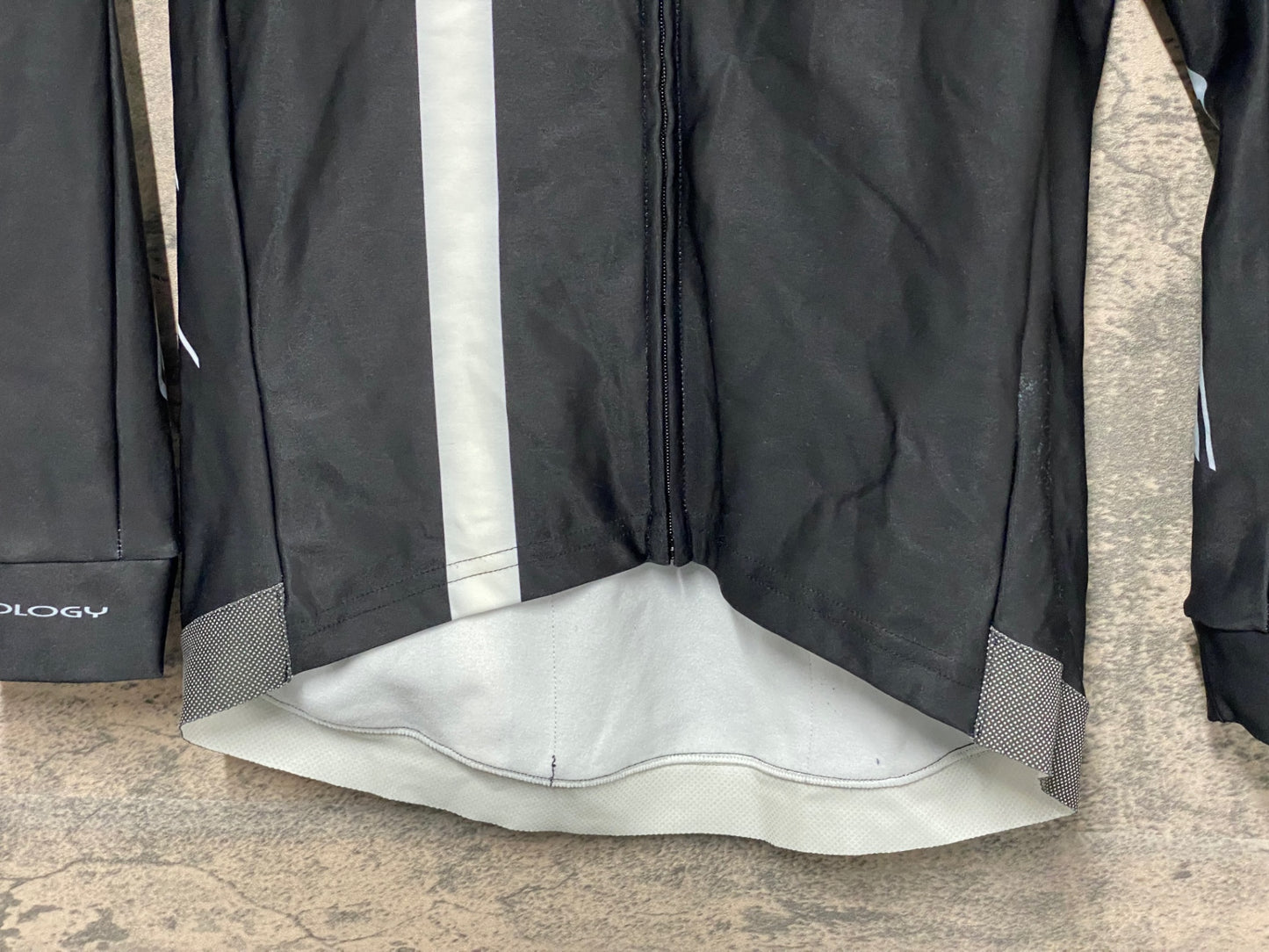 JB871 ジェッセージ GSG 長袖 サイクルジャージ 黒 L 裏起毛