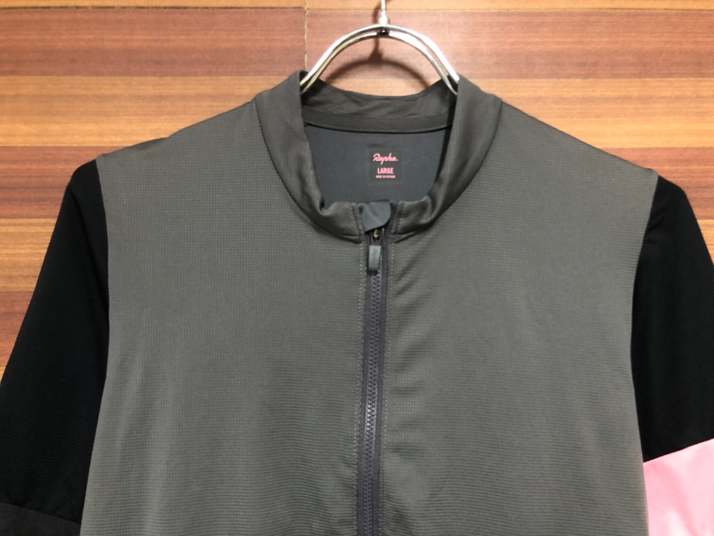 IE678 ラファ Rapha PRO TEAM TRAINING JERSEY 半袖 サイクルジャージ グレー L