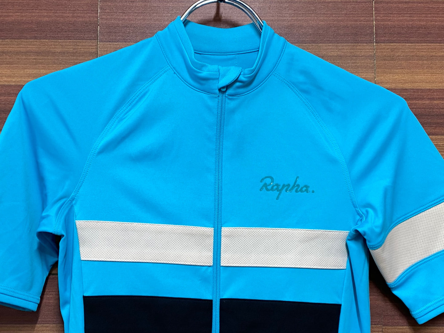 IJ202 ラファ Rapha WOMEN'S CLASSIC JERSEY 半袖 サイクルジャージ 水色 XXS