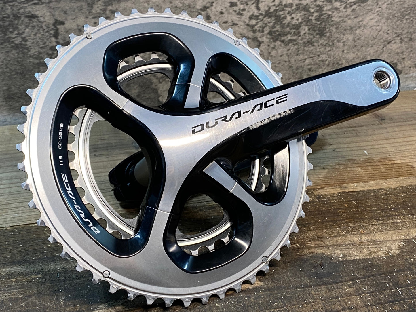 IO682 シマノ SHIMANO デュラエース DURA-ACE FC-9000 クランクセット 167.5mm 52/36T 11S 点検済