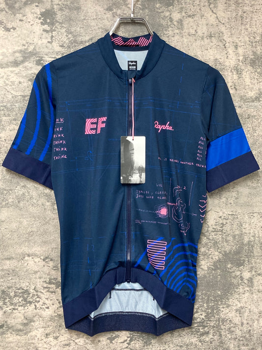 IX939 ラファ Rapha EF EDUCATION FIRST PRO TEAM TRAINING JERSEY 半袖サイクルジャージ 紺 M
