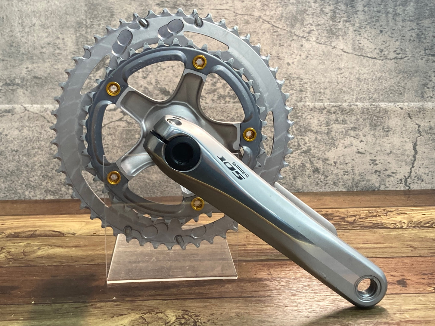 GP450 シマノ SHIMANO 105 FC-5700 クランクセット 170mm 52/39T シルバー 社外ボルト